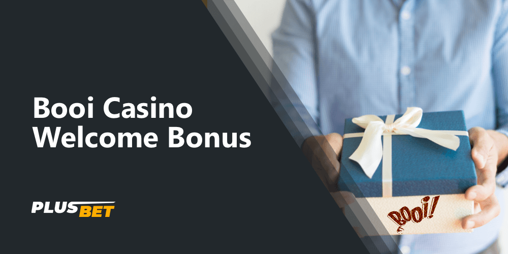 Welcome bonus by Booi Casino for new players from India