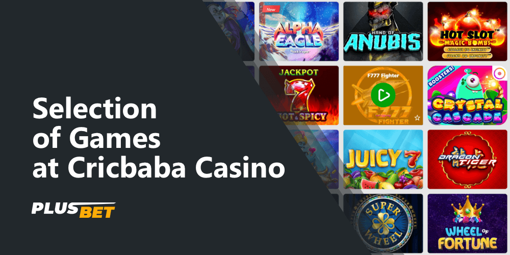 Cricbaba customers from India have access to casino games, including games with live dealers