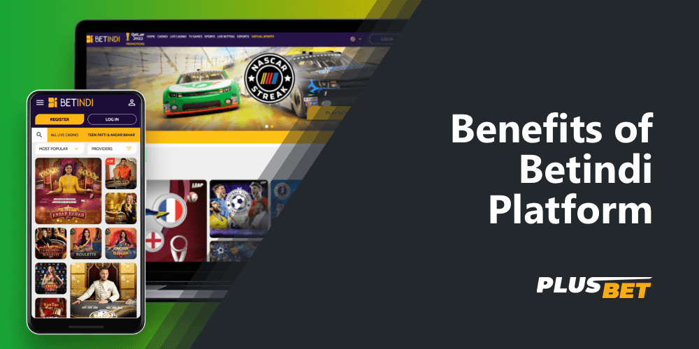 The main benefits of Betindi platform for players from India
