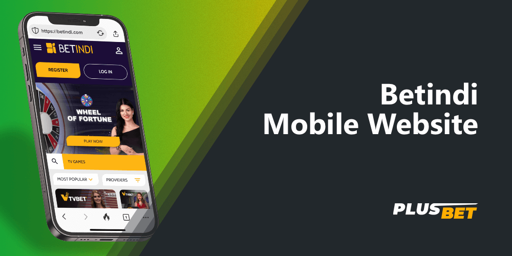 The mobile version of the Betindi website is fully identical to the desktop version, so you will have access to all the features of the platform
