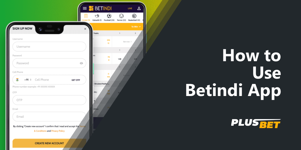 To start betting in the Betindi app you need to register, make a deposit and choose the match on which you want to bet