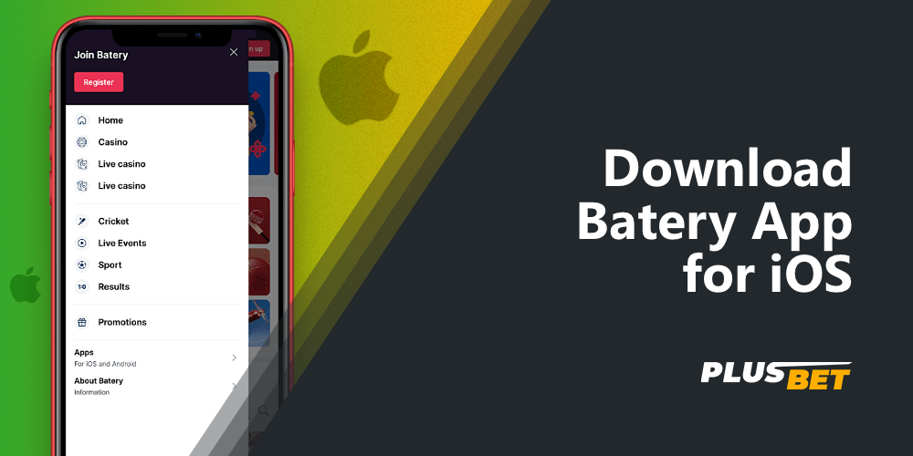 Download the Batery app for iOS, can be downloaded on both iPhone and iPad from the platform's official website