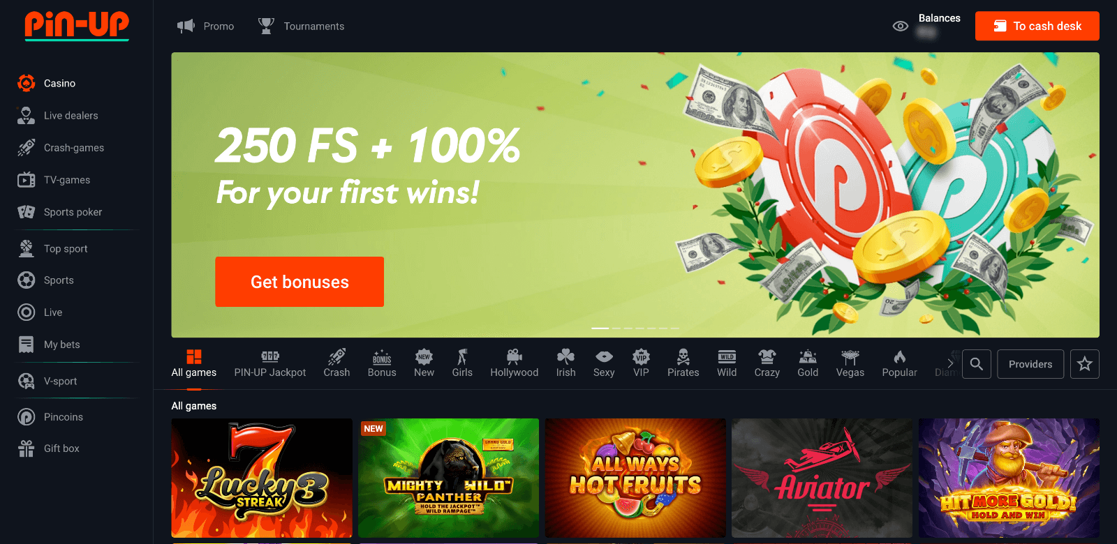 At Pin Up Casino, users from India can enjoy a generous welcome bonus