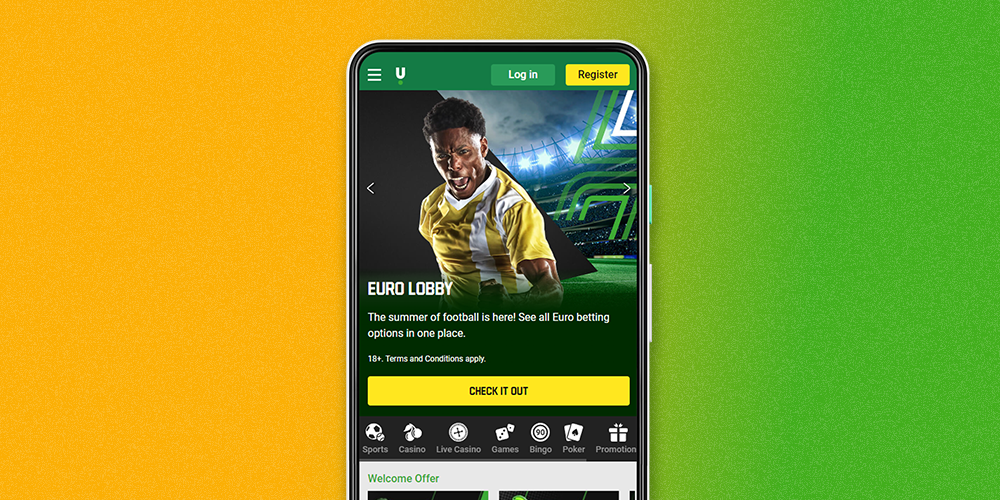 Go to the Unibet website on your Android device to download the mobile app