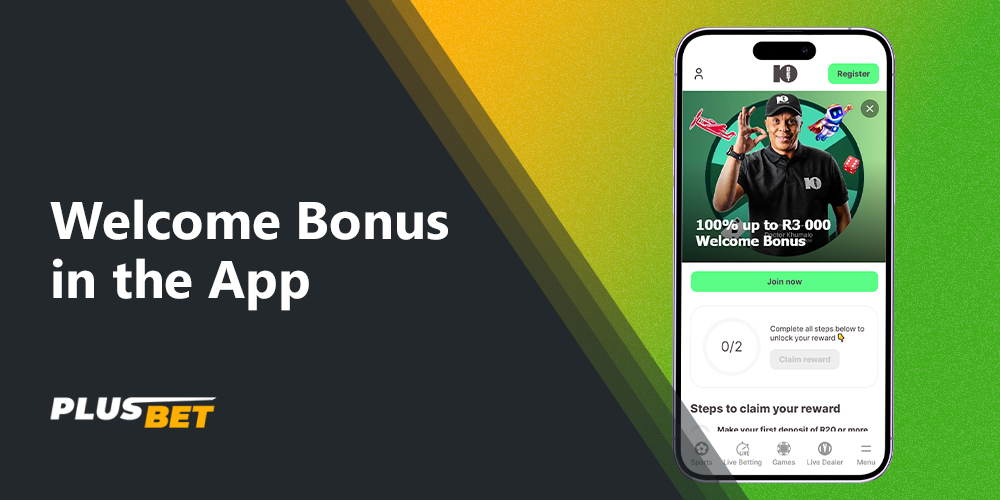 After registration in the 10bet app all players are provided with a welcome bonus