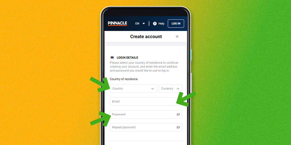 To register for the Pinnacle app, enter all the required information in the fields below