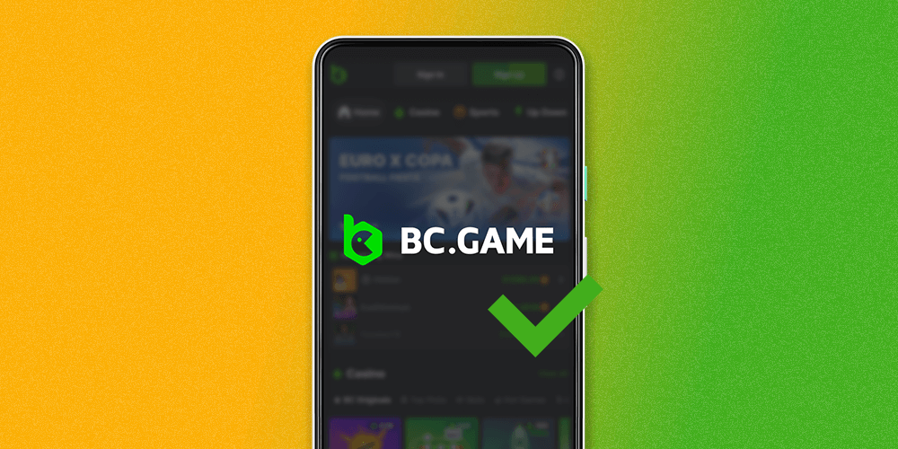 Once the installation is complete, the BC.Game app icon will appear on the home screen of your phone