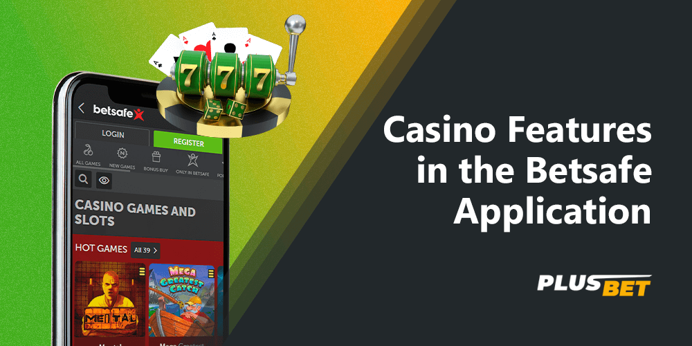The Betsafe app offers a casino section where Indian players can explore over 3,300 games