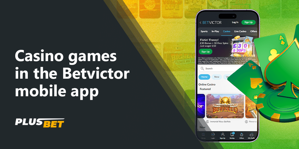 Indian players can play casino games using the Betvictor mobile app