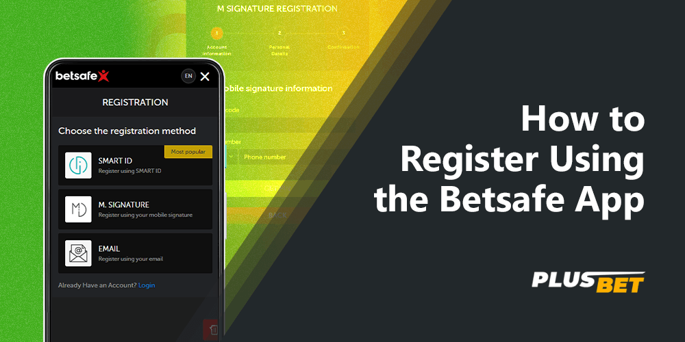 To take full advantage of the casino and sportsbook features in the Betsafe app you will need to register