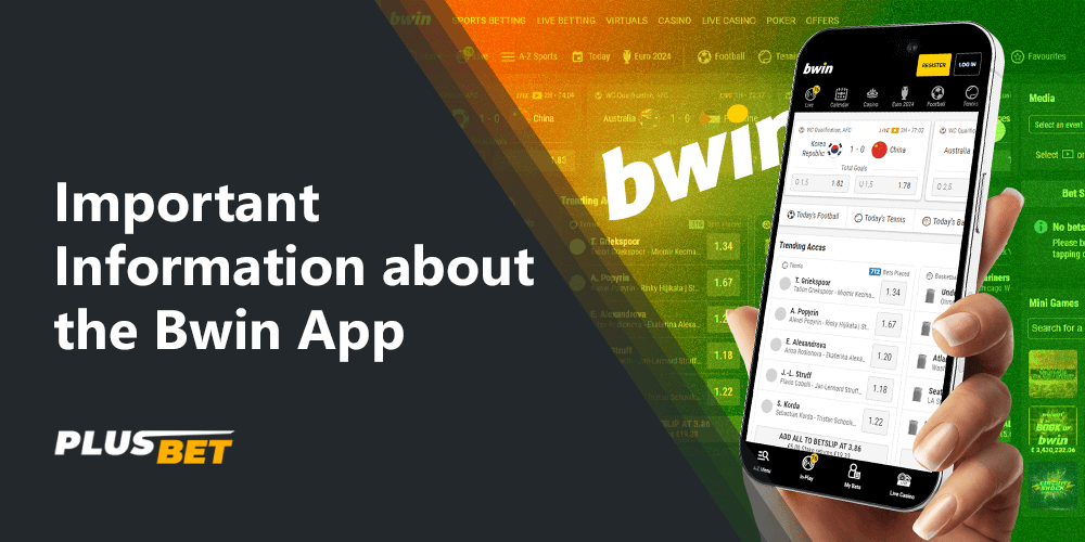 The Bwin app is easy to use and can be downloaded completely free of charge from the official website