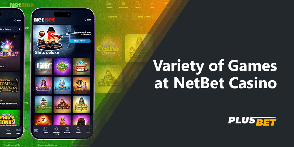 The NetBet casino app offers Indian players a wide range of gambling options