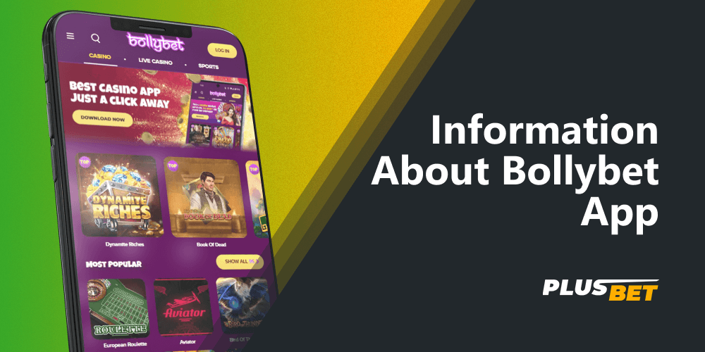 Bollybet's Android app is available to players from India and gives all the features of the desktop version of the website