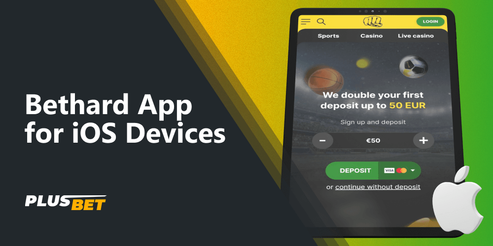 After installing the Bethard app on iPhones and iPads, Indian users will be able to bet on sports and play games