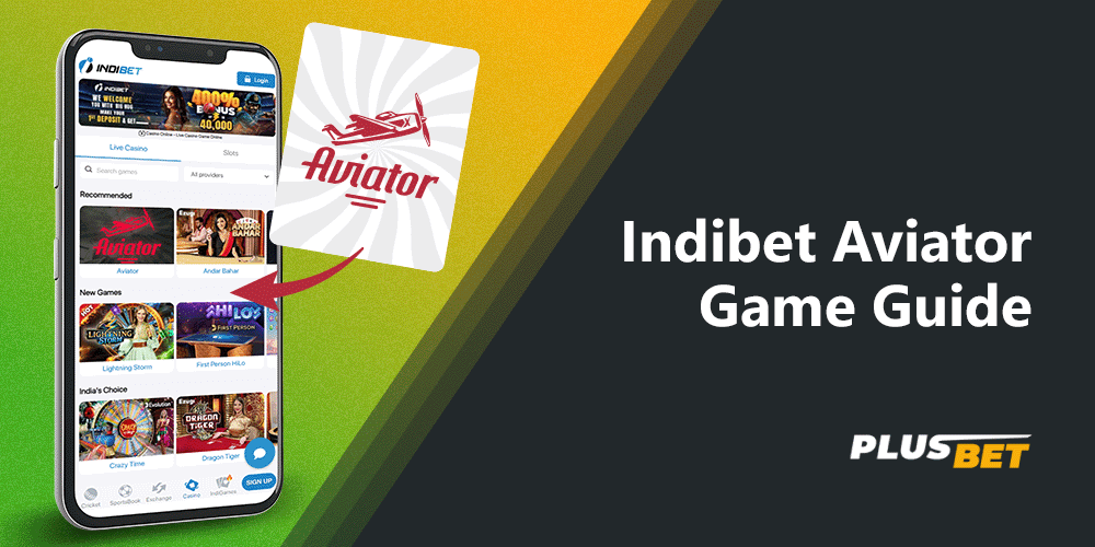 Aviator game at Indibet where you can easily get winnings