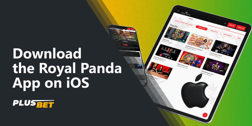 After installing the Royal Panda app on iOS, players from India will have access to all the features and functions of the casino