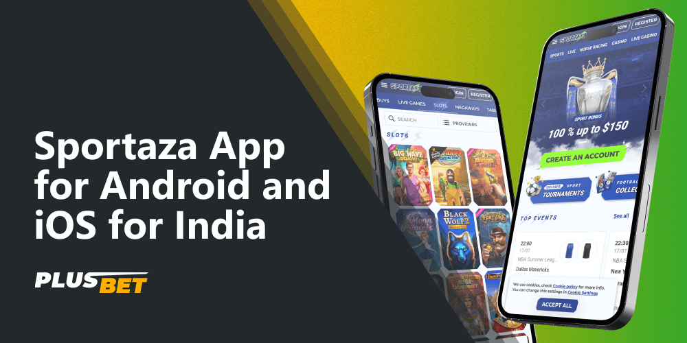 Experience sports betting, quality player support and advanced tools for responsible gambling on the Sportaza India app