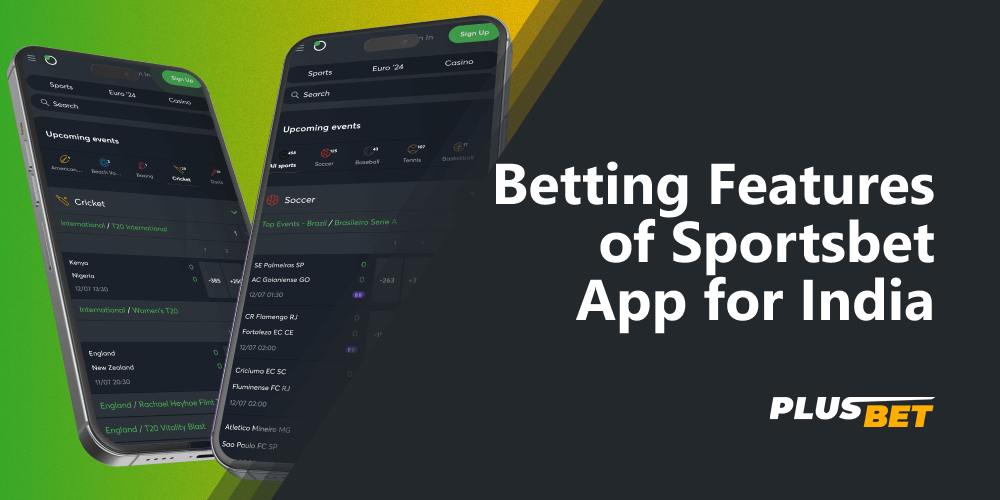 When logging into the Sportsbet app, players from India should know the key features of the two main betting modes