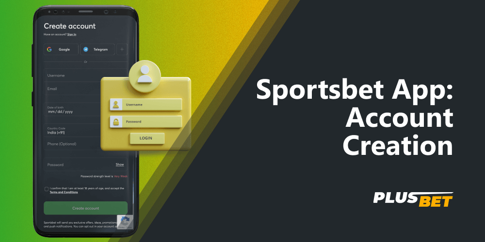 After creating an account on the Sportsbet app, players from India will be able to place bets and play casino games