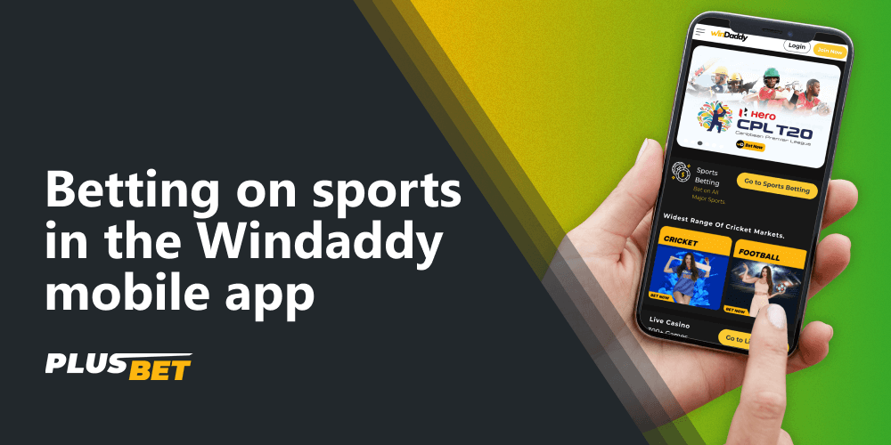 On the Windaddy app, Indian bettors can place unlimited sports bets directly from their smartphone or tablet