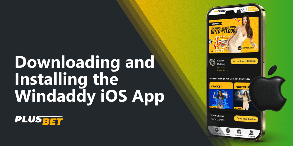 After installing the Windaddy app on iOS, players from India can enjoy all the casino features on the go