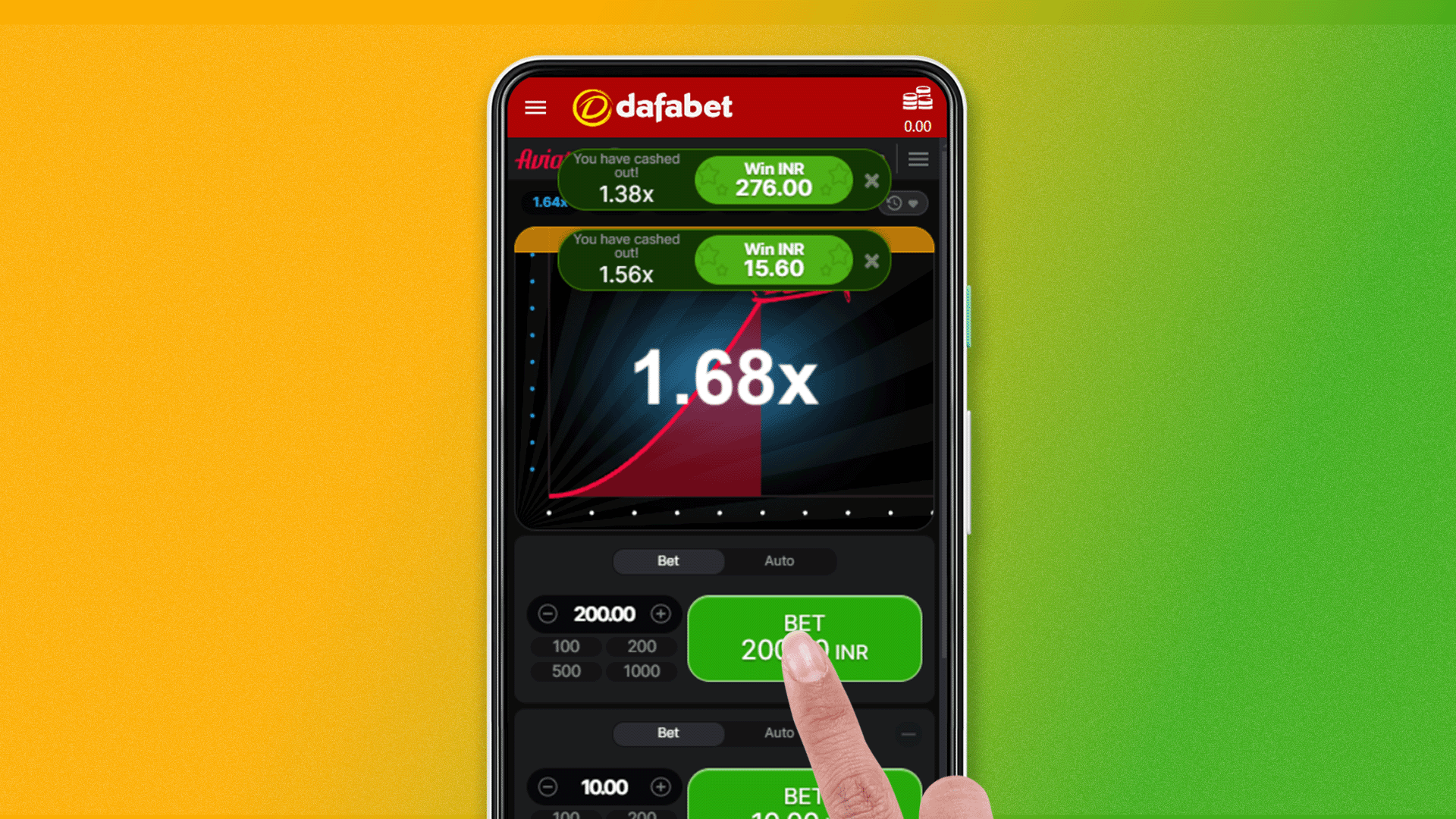 Start betting at Dafabet Aviator