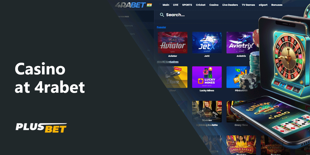 4rabet Casino contains over 5,000 of the best games available