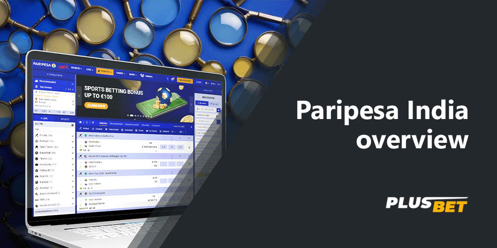 Paripesa is a modern site in a nice color with access for Indian players