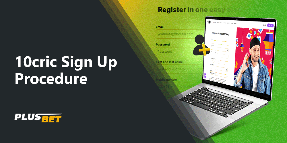 Signing up for 10cric India will not take much time