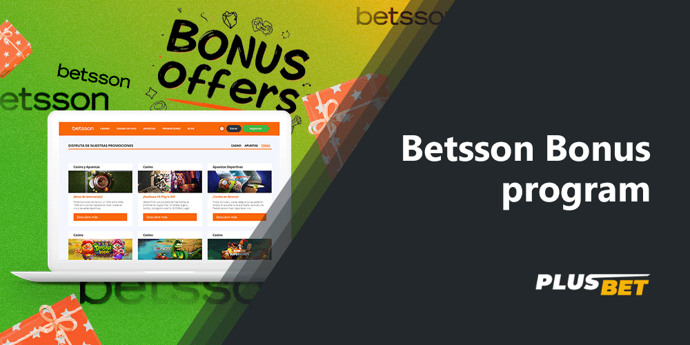 Betsson's bonus programme has various incentives to offer