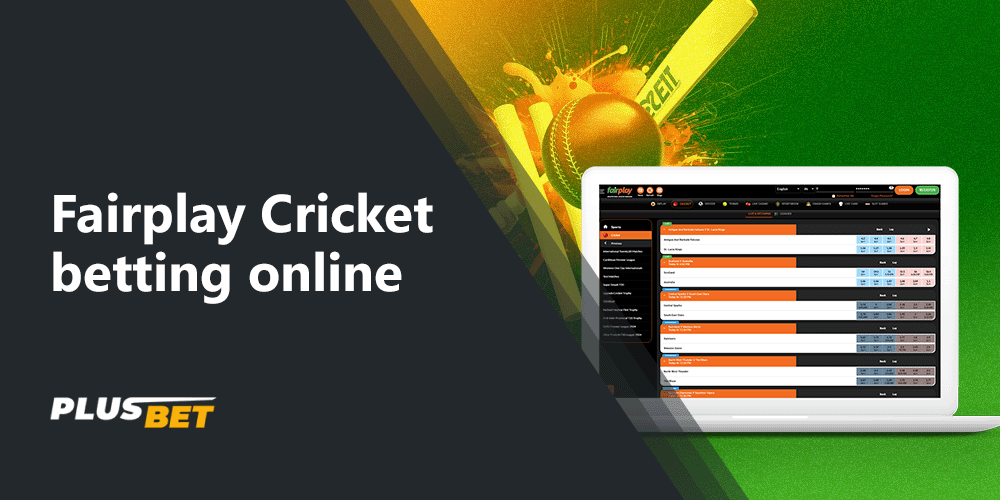 To bet on cricket at Fairplay you need to follow a few steps