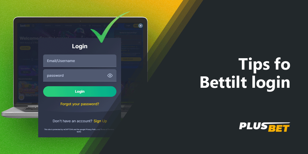 You can easily log in to your Bettilt account