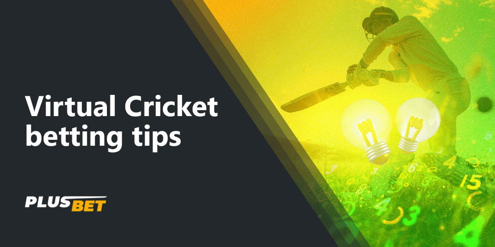 One should know a few tips for betting on virtual cricket