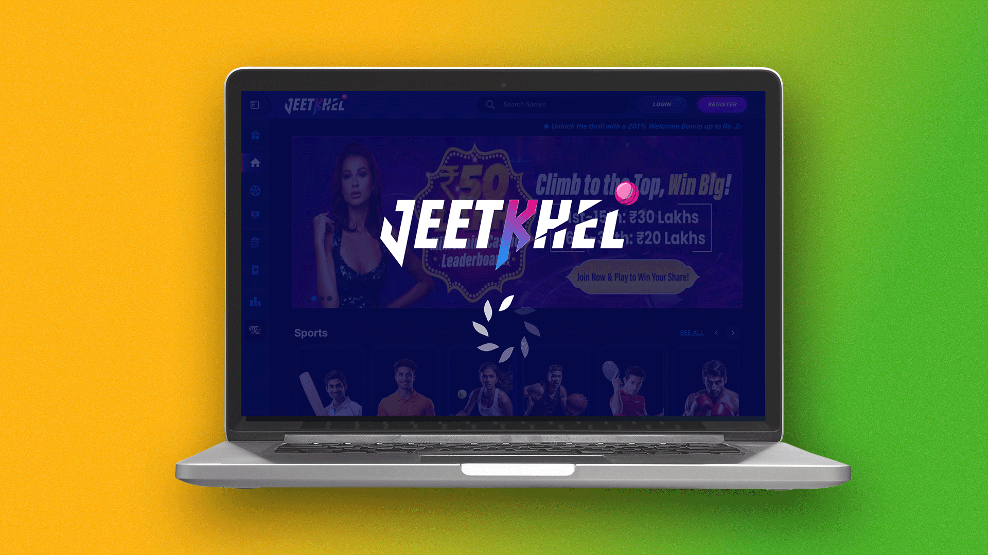 Go to the Jeetkhel website to log in to your account