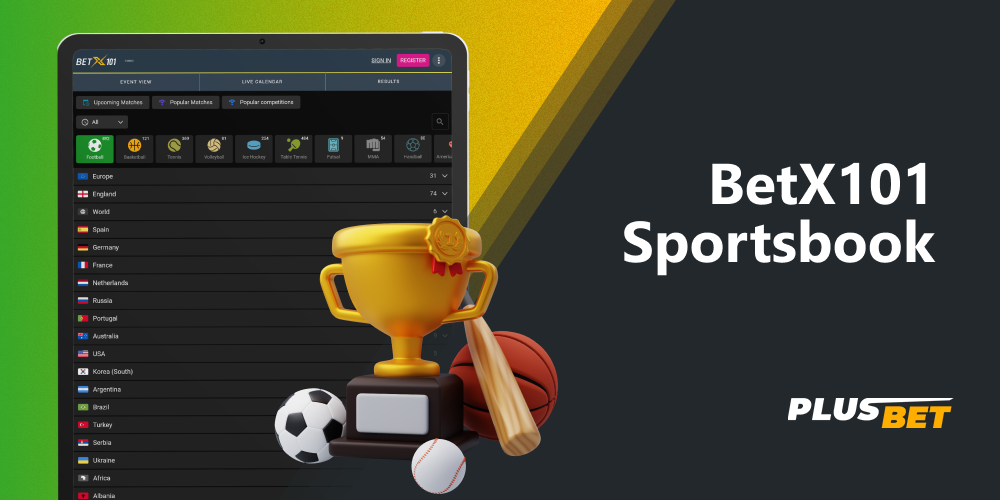 A variety of sports disciplines are available to meet the needs of diverse bettors on the BetX101