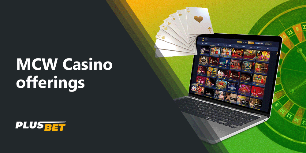 MCW Casino offers Indian players the opportunity to enjoy many games