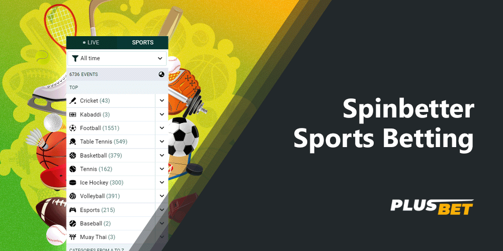 Indian players at Spinbetter can bet on sports