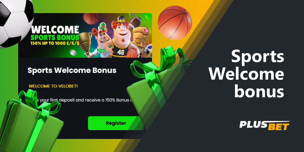 Newcomers get the sports welcome bonus right after registration.