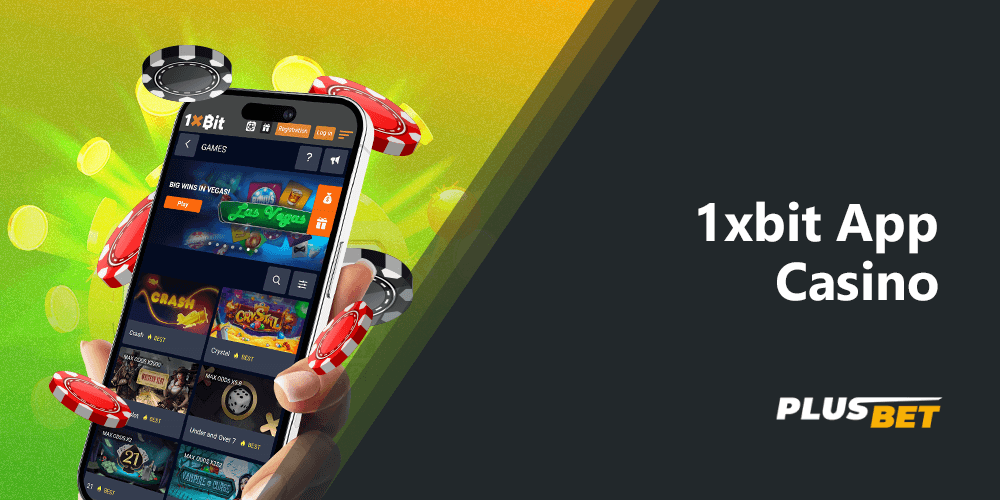 The 1xbit app offers a variety of casino gambling games