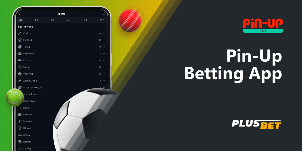 Bettors using PinUp mobile app can make bets on sports the same way they would do it from their computer